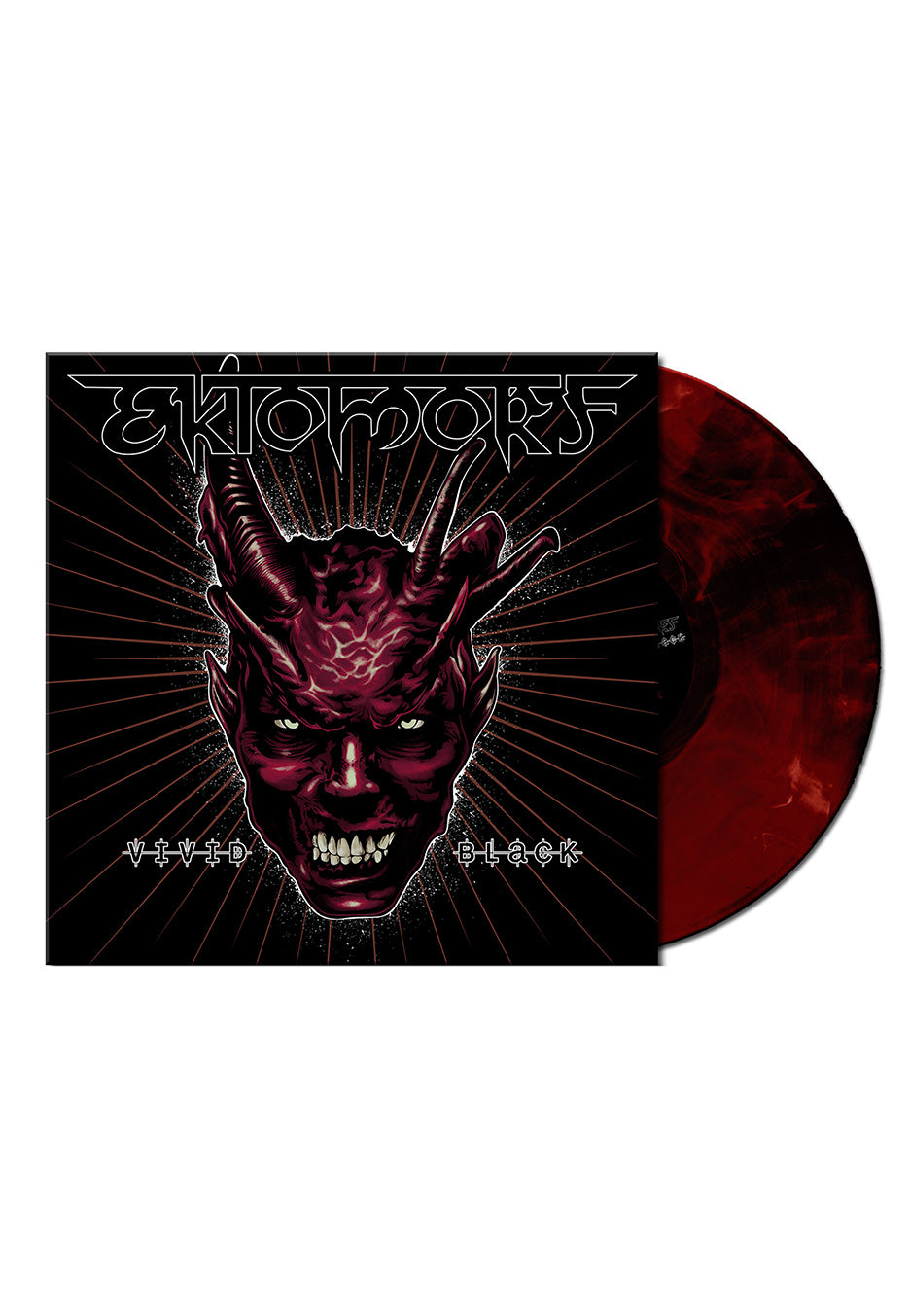 Ektomorf - Vivid Black Ltd. Black/Red - Marbled Vinyl