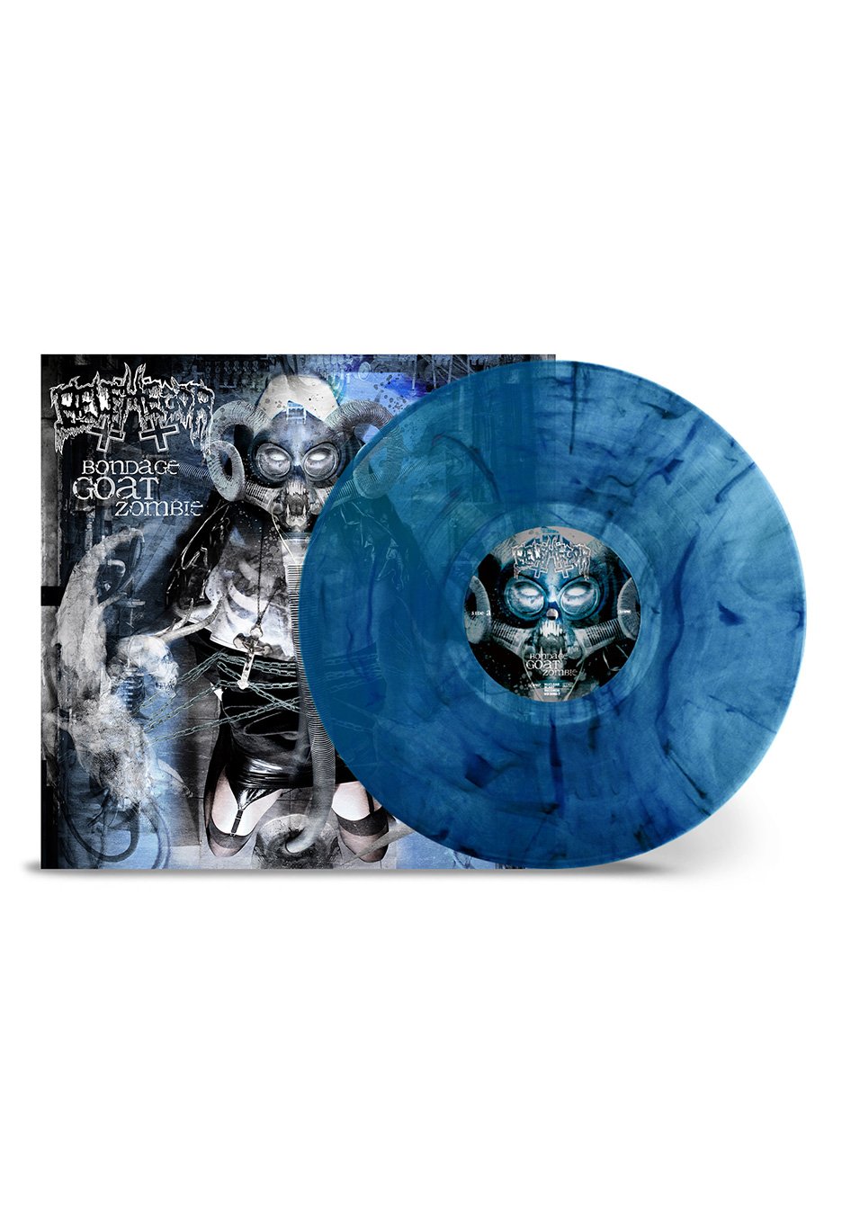 Belphegor - Bondage Goat Zombie Ltd. Transparent Blue/Black - Marbled Vinyl