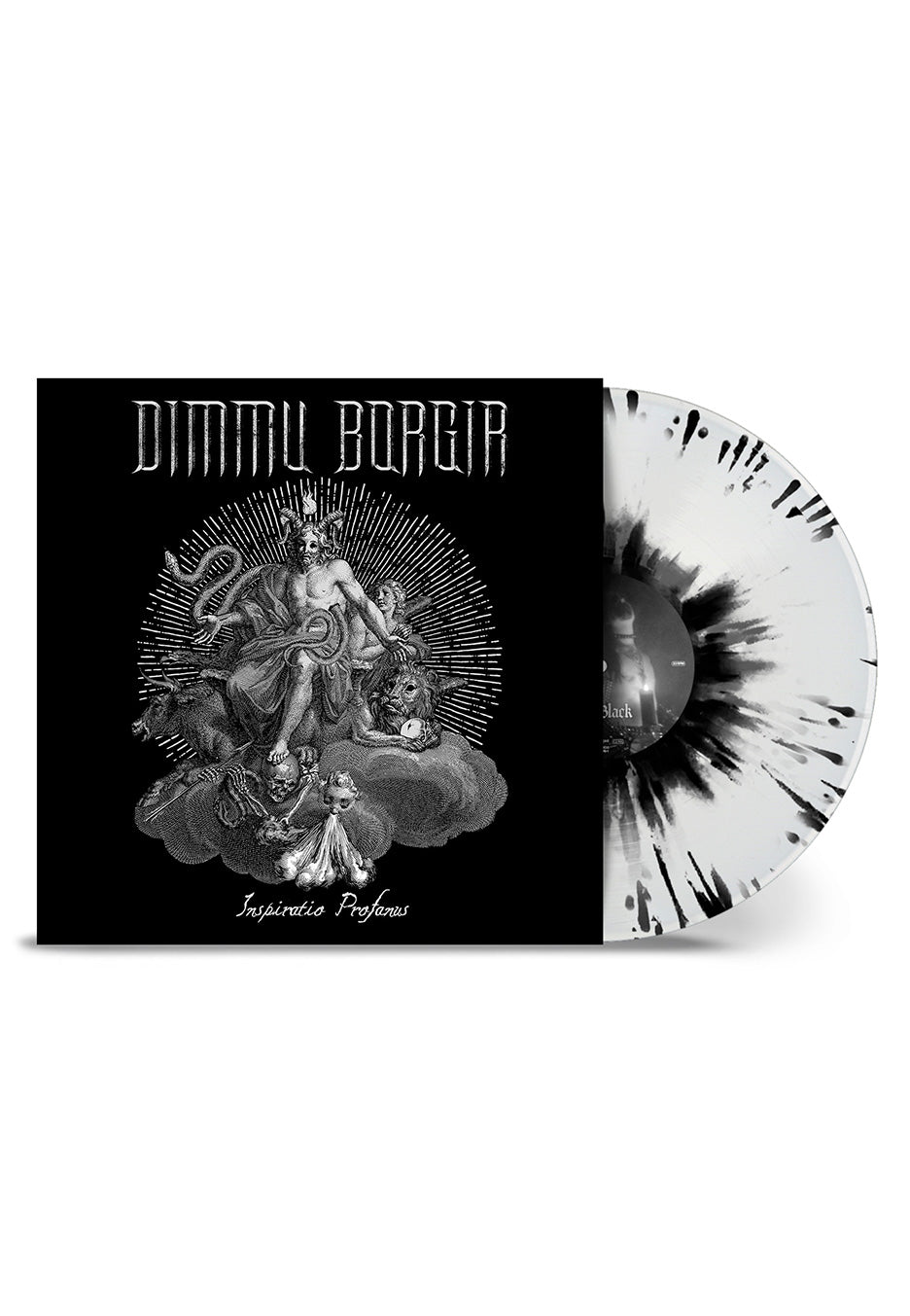 Dimmu Borgir - Inspiratio Profanus White w/ Black - Splattered Vinyl | Neutral-Image