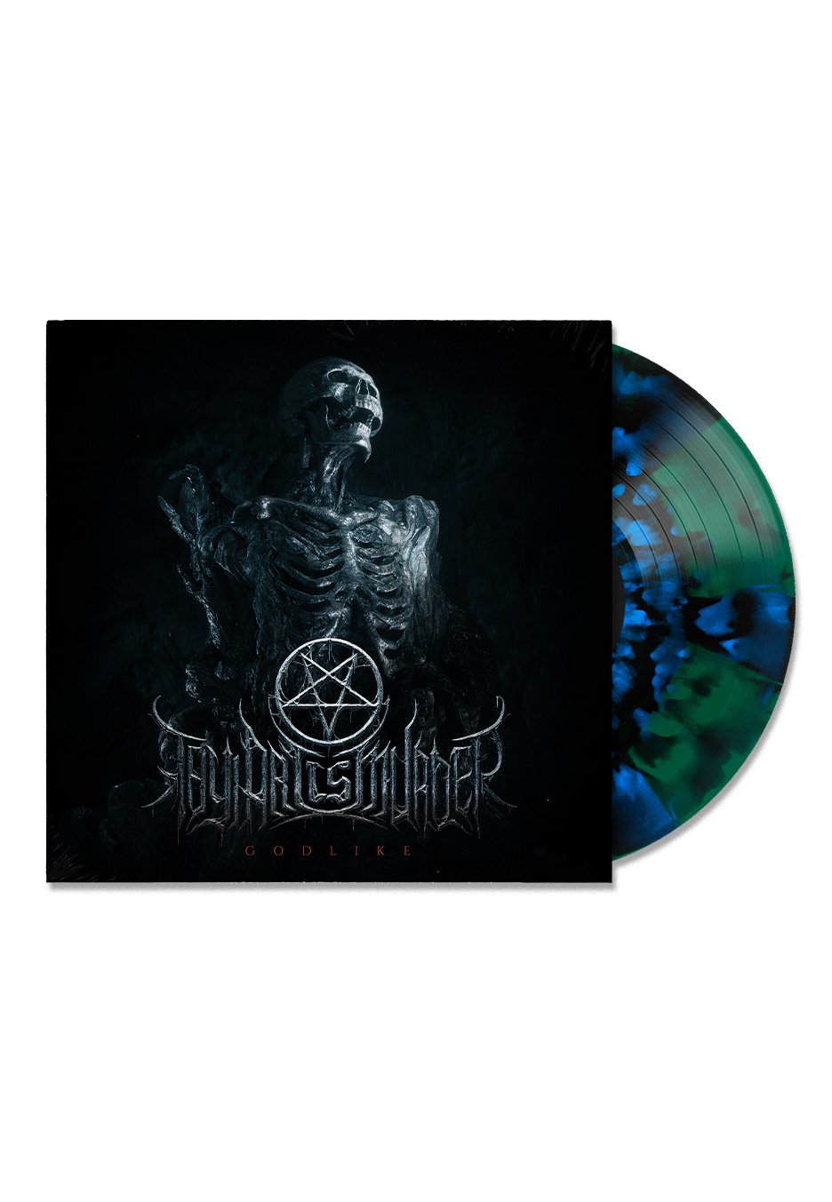 Thy Art Is Murder - Godlike Blue/Forest Green/Black - Splattered Vinyl