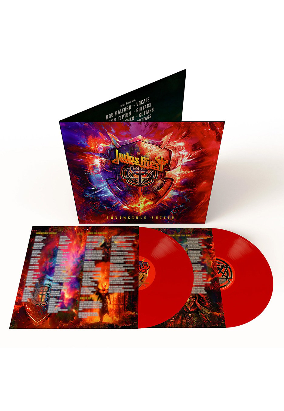 Judas Priest - Invincible Shield Ltd. Red - Colored 2 Vinyl