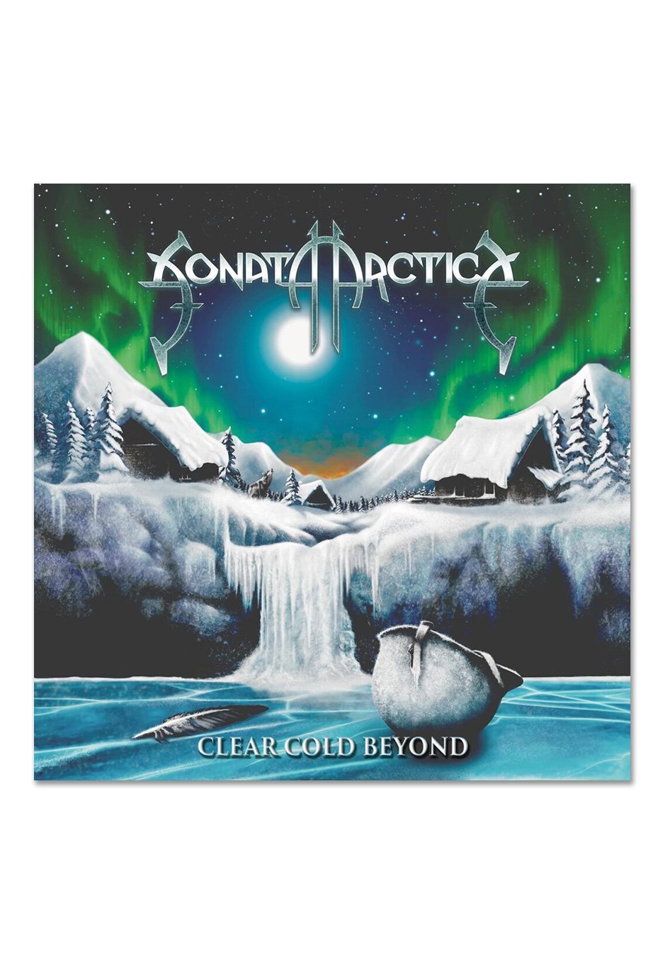 Sonata Arctica - Clear Cold Beyond Ltd. White/Black - Marbled 2 Vinyl