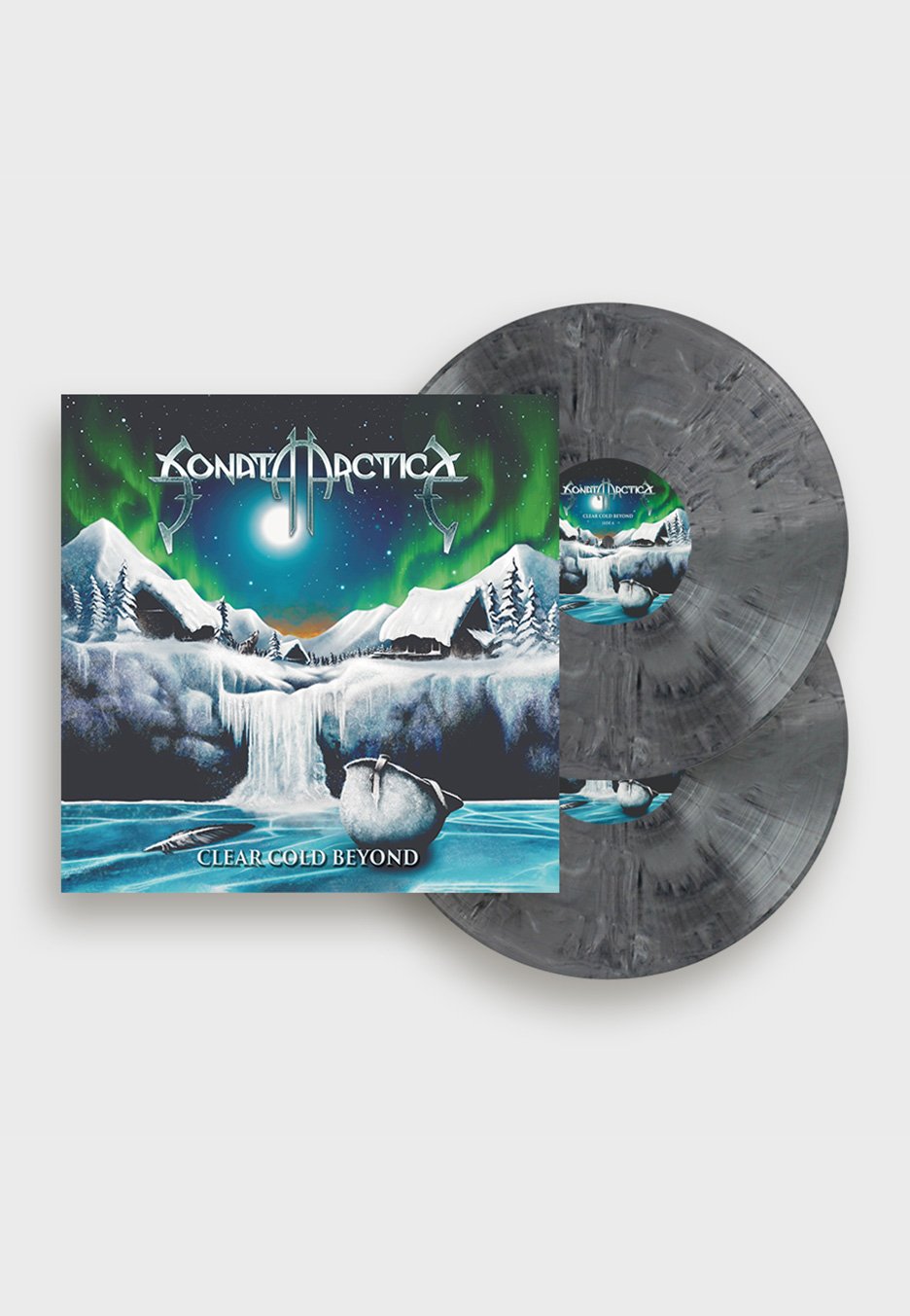 Sonata Arctica - Clear Cold Beyond Ltd. White/Black - Marbled 2 Vinyl