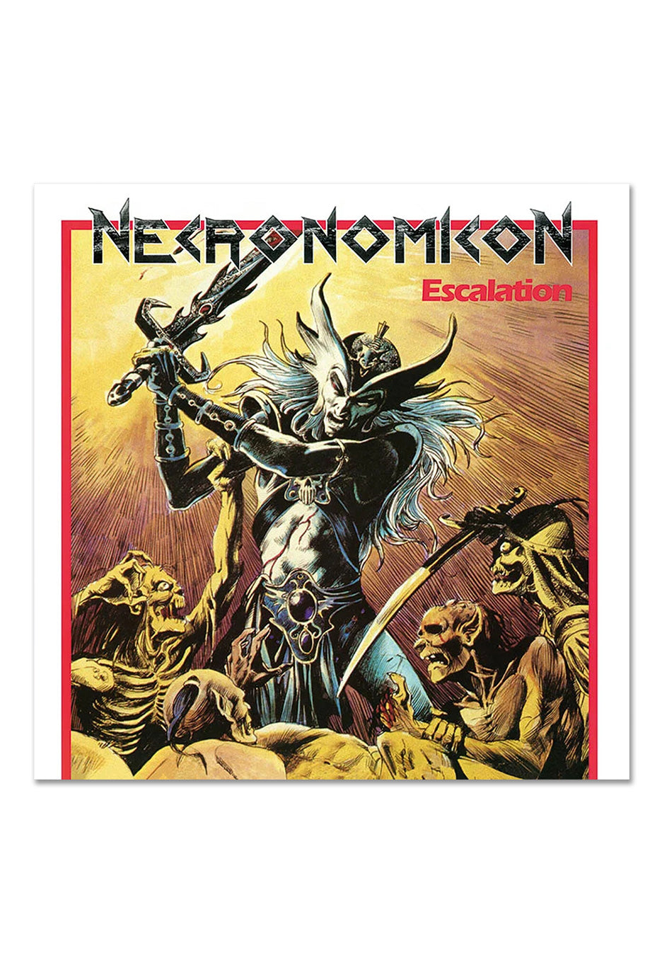 Nekronomicon - Escalation Ltd. Transparent Yellow/Black - Marbled Vinyl | Neutral-Image