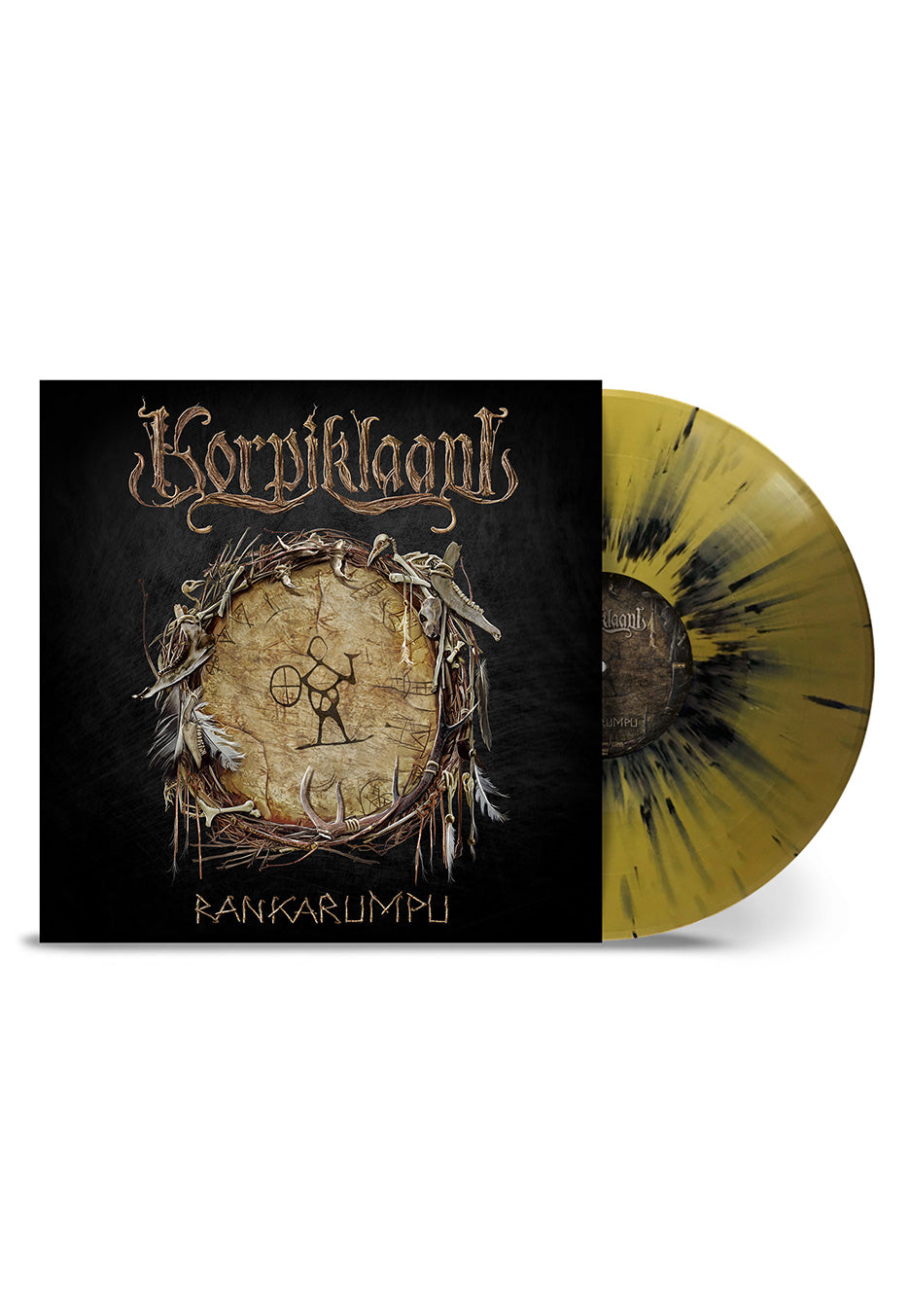Korpiklaani - Rankarumpu Gold/Black - Splattered Vinyl