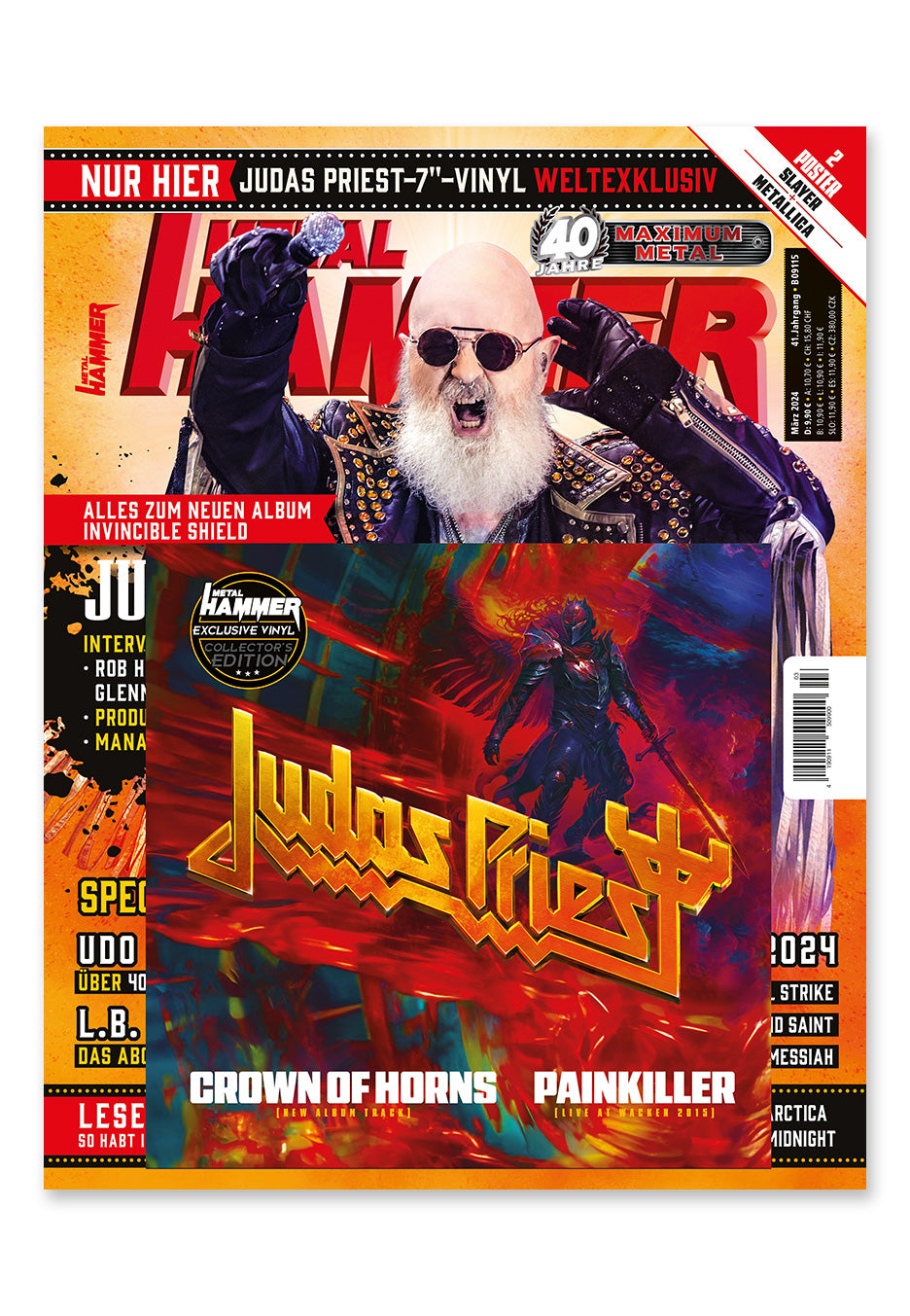 Metal Hammer - 03/2024 mit Weltexklusiver Judas Priest 7" - Magazine