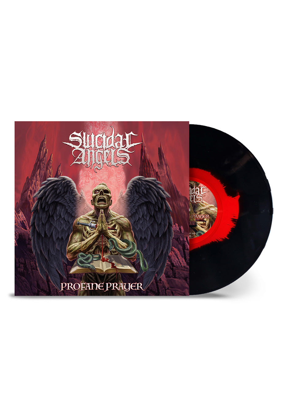 Suicidal Angels - Profane Prayer Ltd. Black Red Inkspot - Colored Vinyl | Neutral-Image