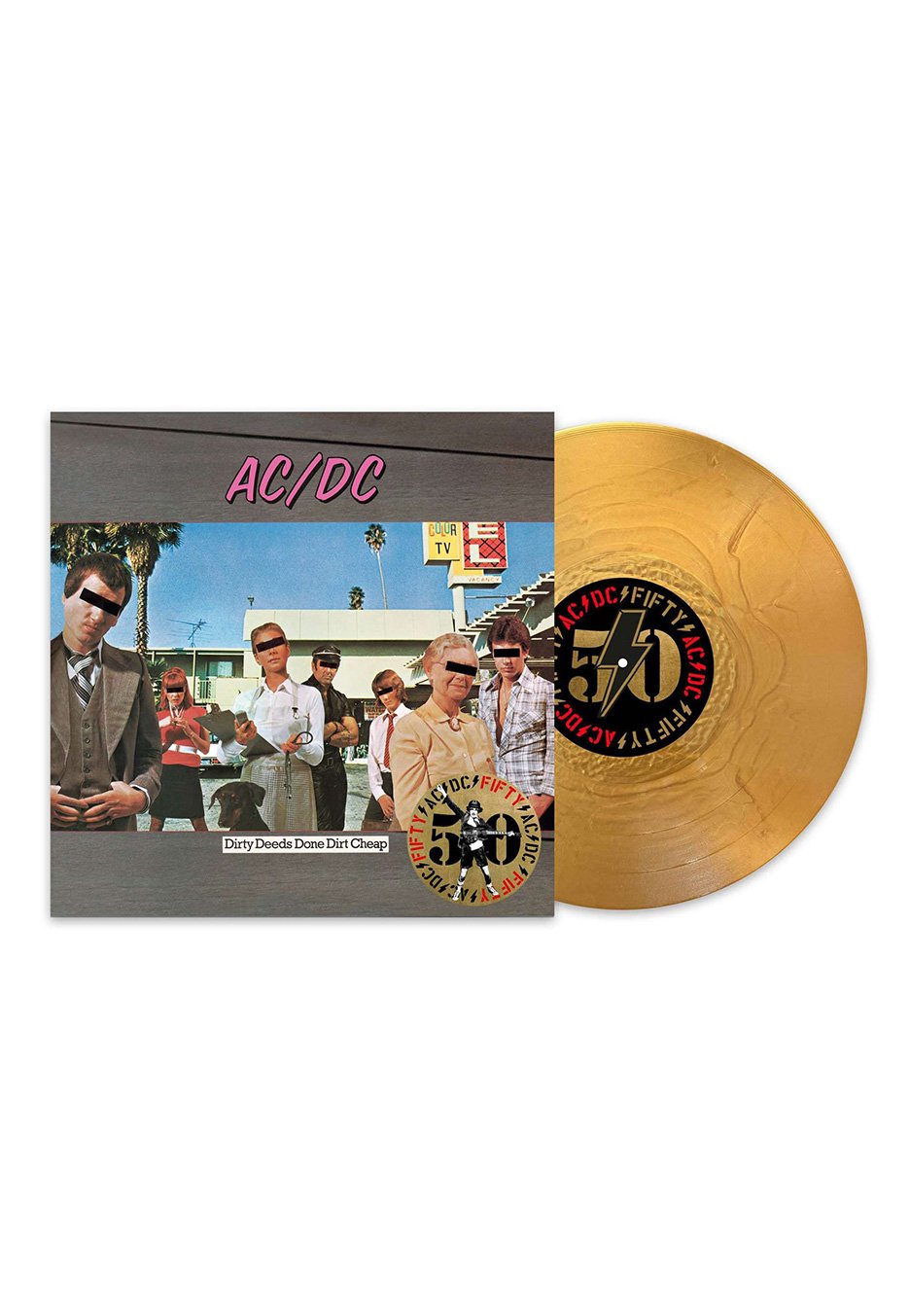 AC/DC - Dirty Deeds Done Dirt Cheap (Limited 50th Anniversary Edition) Gold - Colored Vinyl