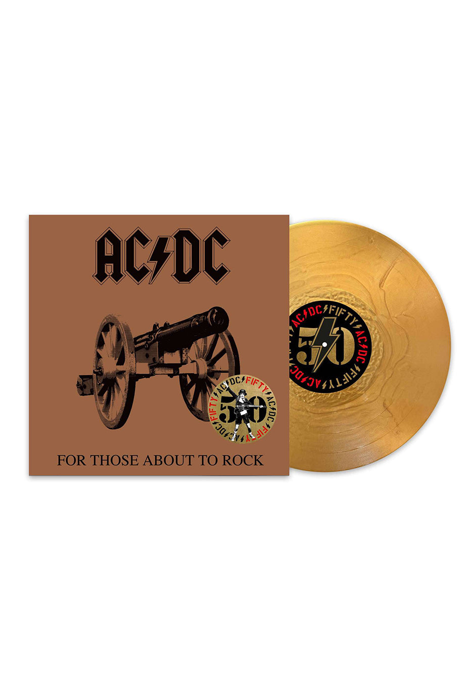 AC/DC - For Those About To Rock (We Salute) (Limited 50th Anniversary Edition) Gold - Colored Vinyl