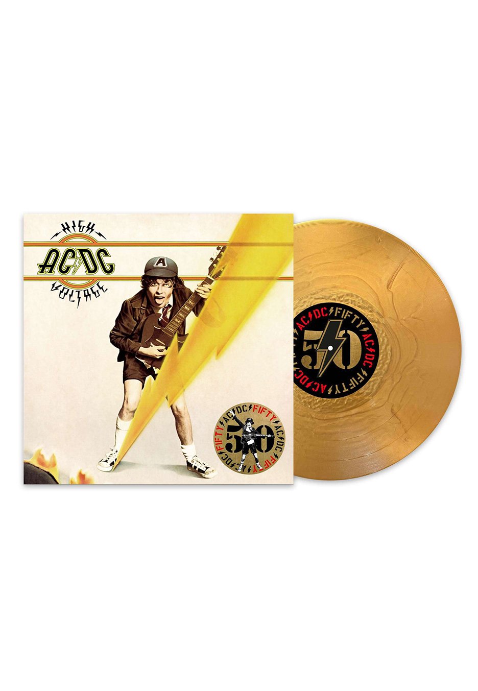 AC/DC - High Voltage (Limited 50th Anniversary Edition) Gold - Colored Vinyl