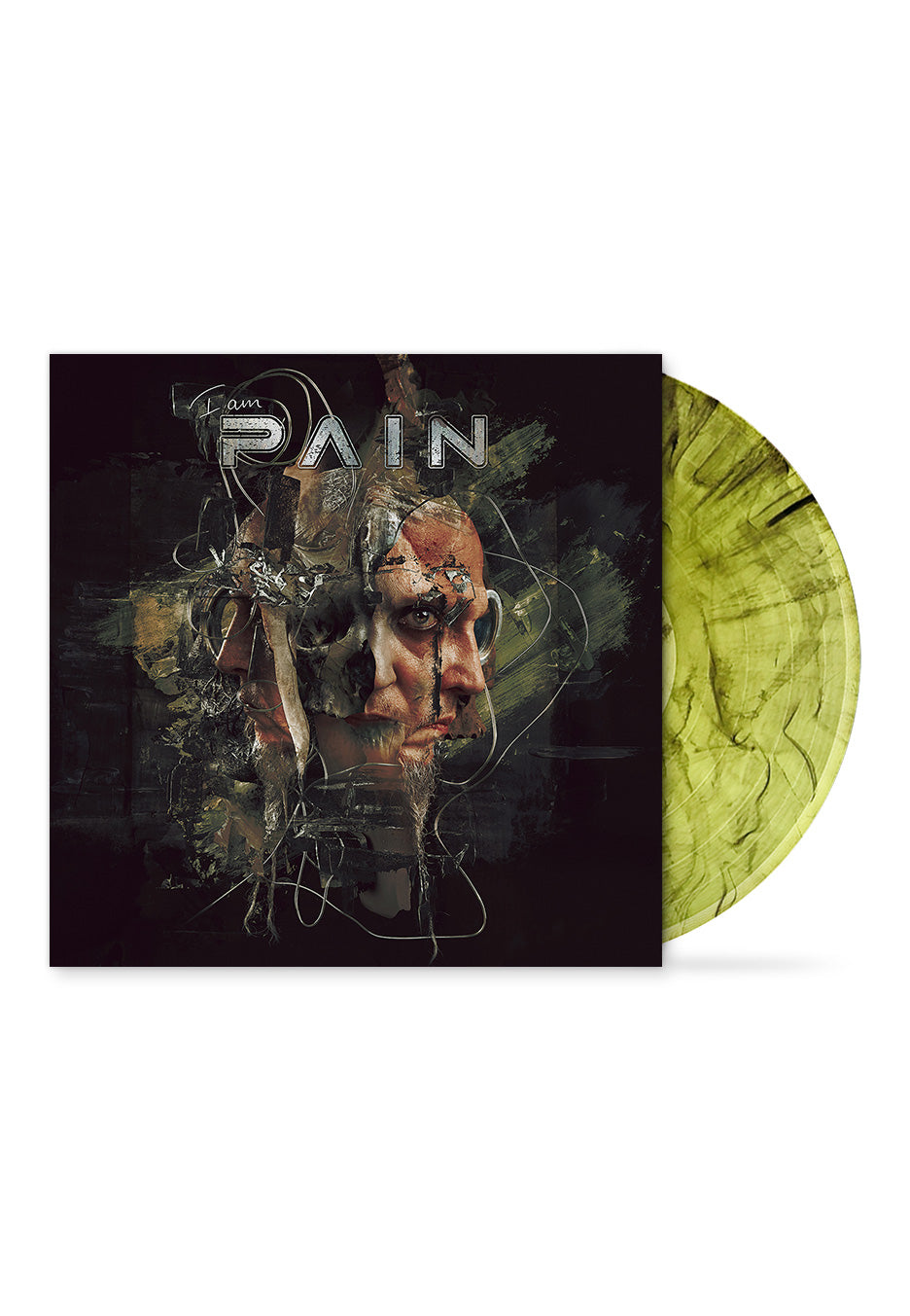 Pain - I Am Transparent Green/Black Smoke Ltd. - Vinyl