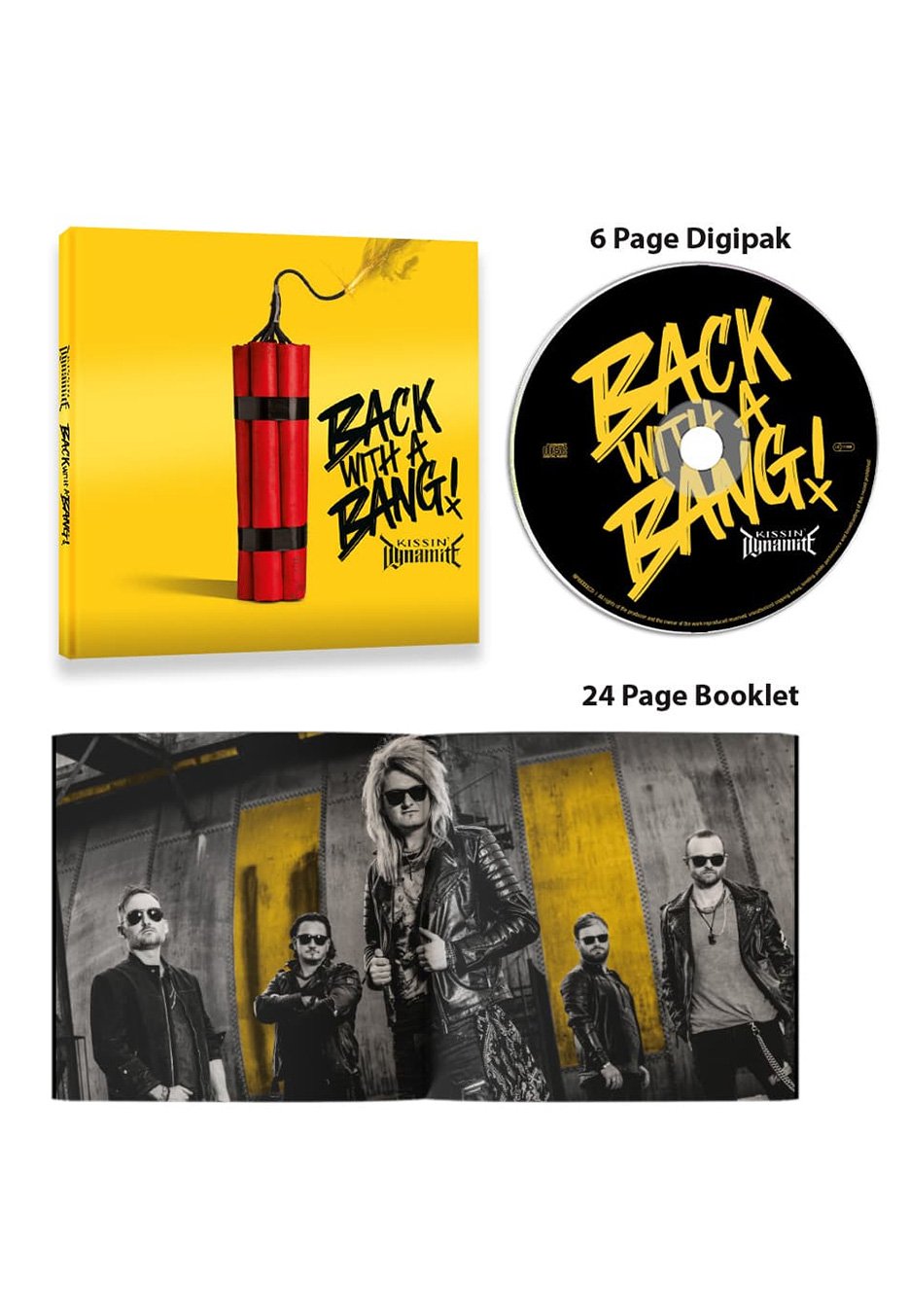 Kissin' Dynamite - Back With A Bang - Digipak CD