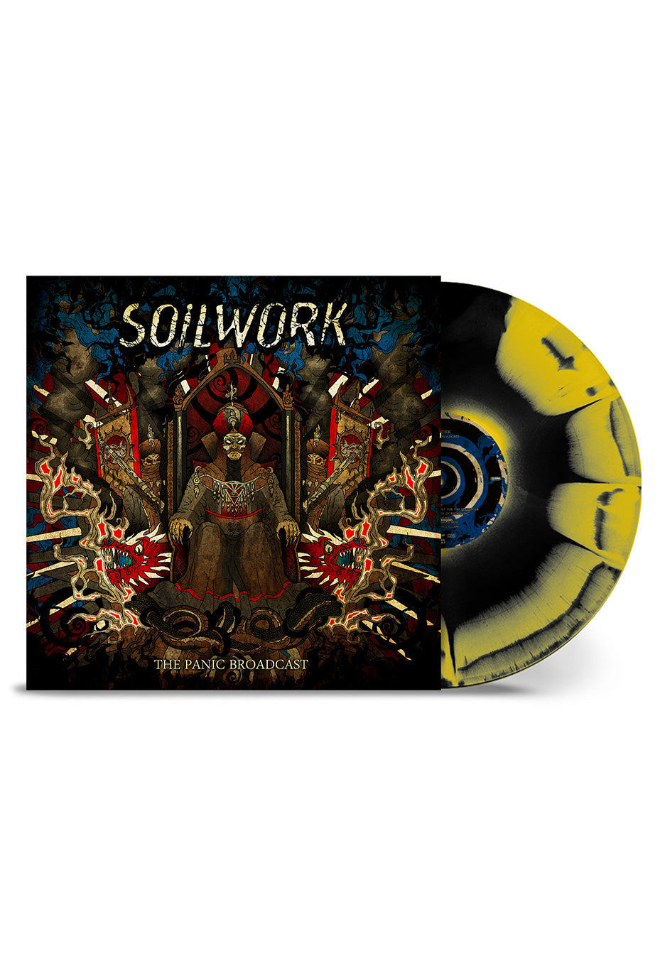 Soilwork - The Panic Broadcast Ltd. Yellow/Black Sunburst - Colored Vinyl