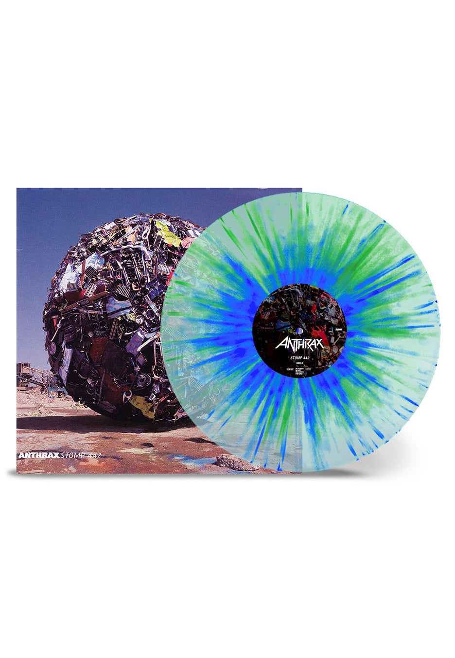 Anthrax - Stomp 442 Ltd. Clear/Blue/Green - Splatter Vinyl