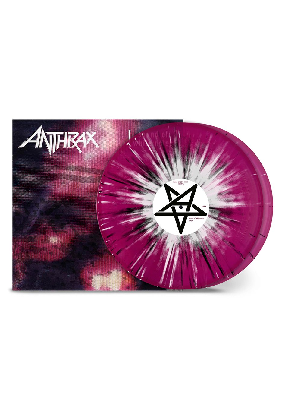 Anthrax - Sound Of White Noise Ltd. Transparent Violet/White/Black - Splatter 2 Vinyl