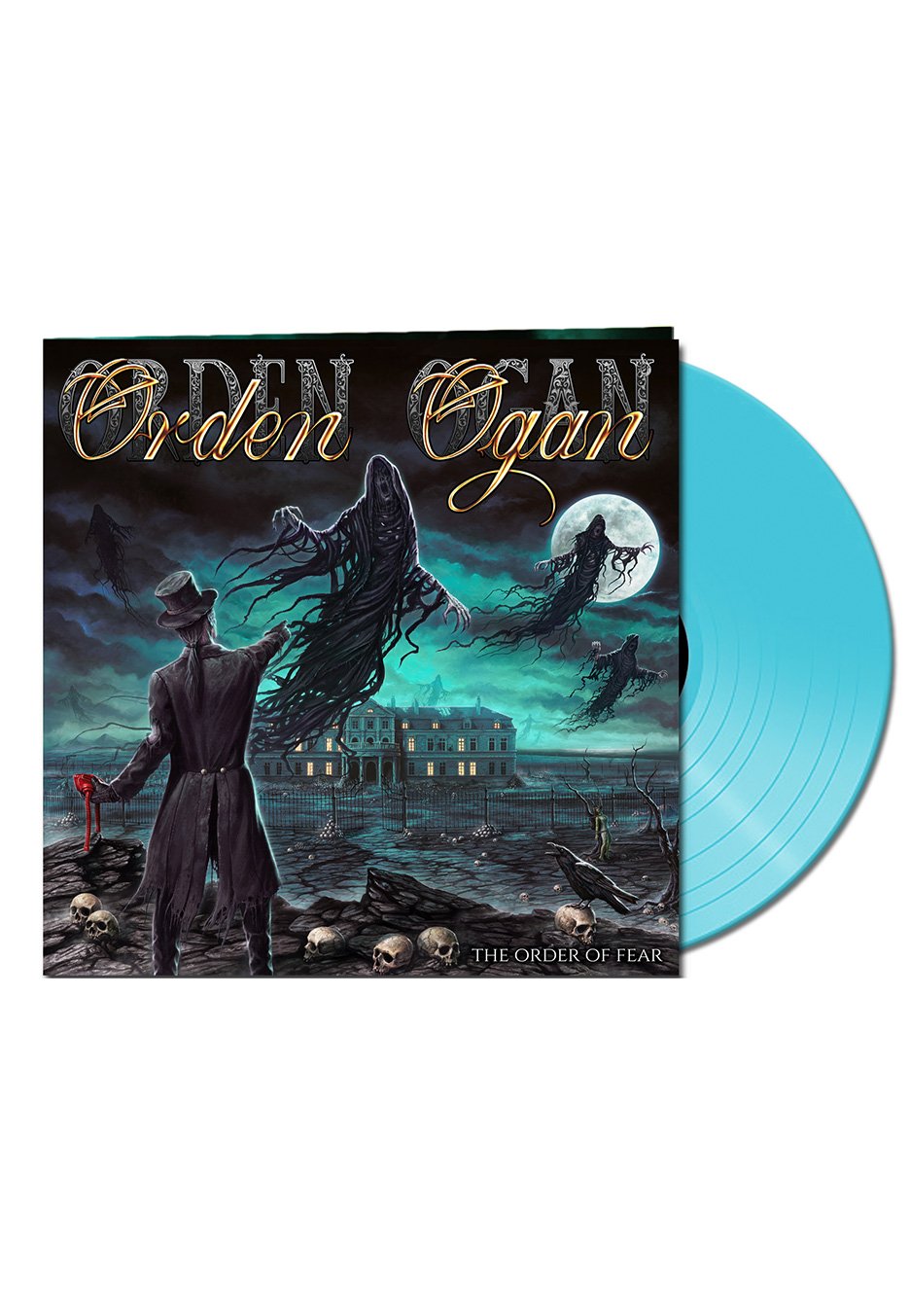 Orden Ogan - The Order Of Fear Ltd. Clear Turquoise - Colored Vinyl
