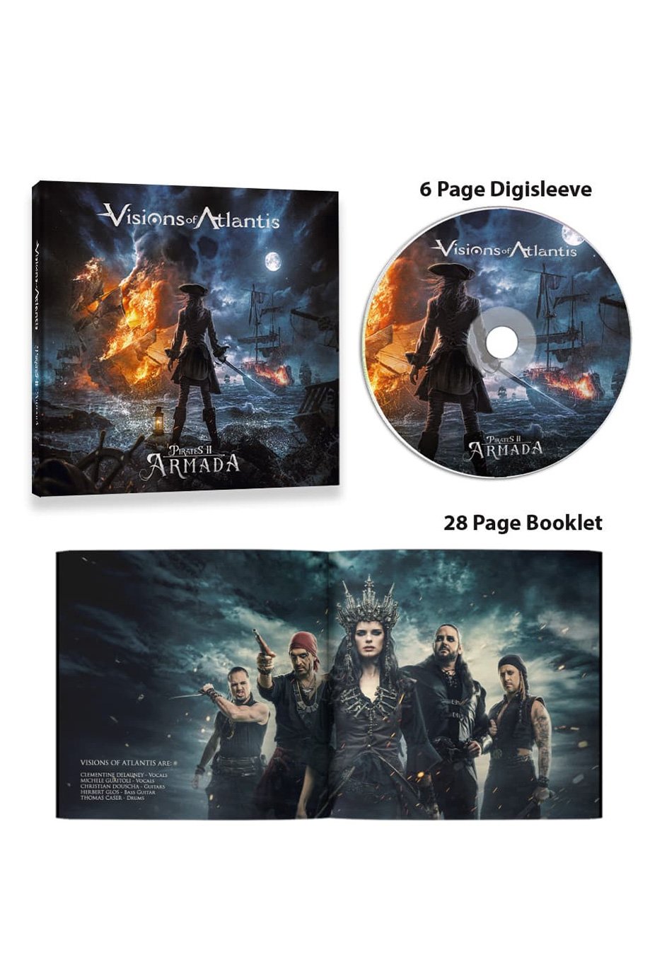 Visions Of Atlantis - Pirates II: Armada - Digipak CD