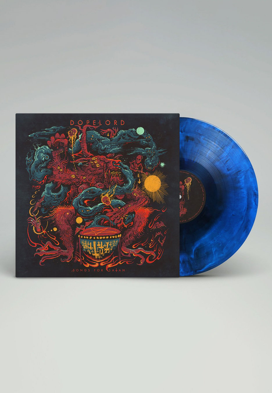 Dopelord - Songs For Satan (Cold Day In Hell Edition) Ltd. Blue/Black - Marbled Vinyl