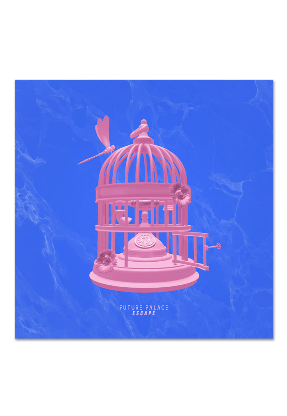 Future Palace - Escape Ltd. Light Blue/Light Rose Split - Colored Vinyl
