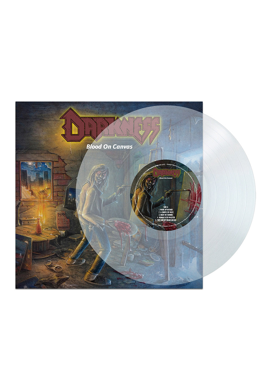 Darkness - Blood On Canvas Ltd. Clear - Colored Vinyl