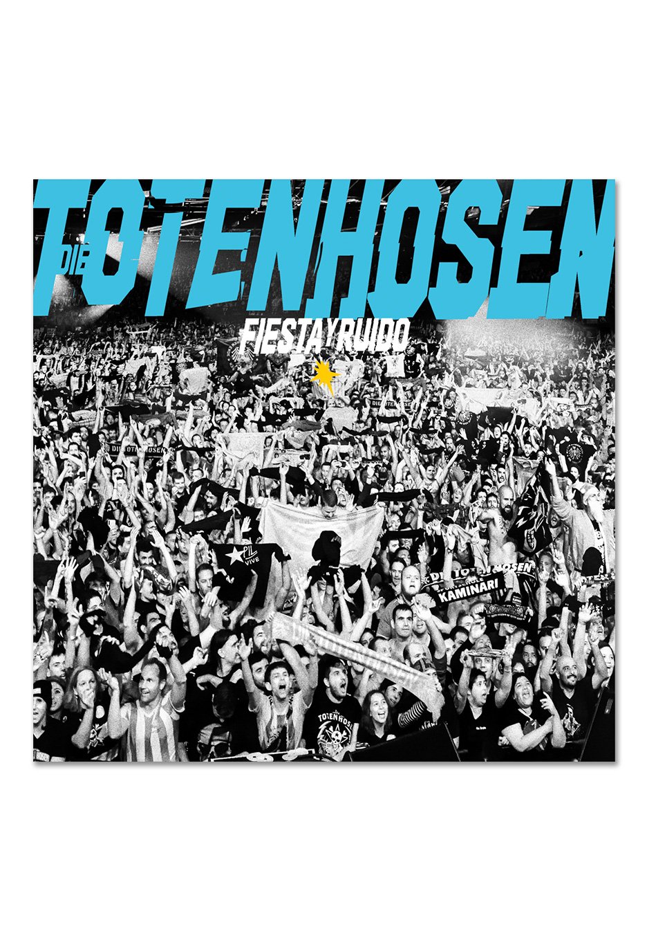 Die Toten Hosen - Fiesta Y Ruido: Die Toten Hosen Live In Argentinien Ltd. White/Blue - Colored 2 Vinyl
