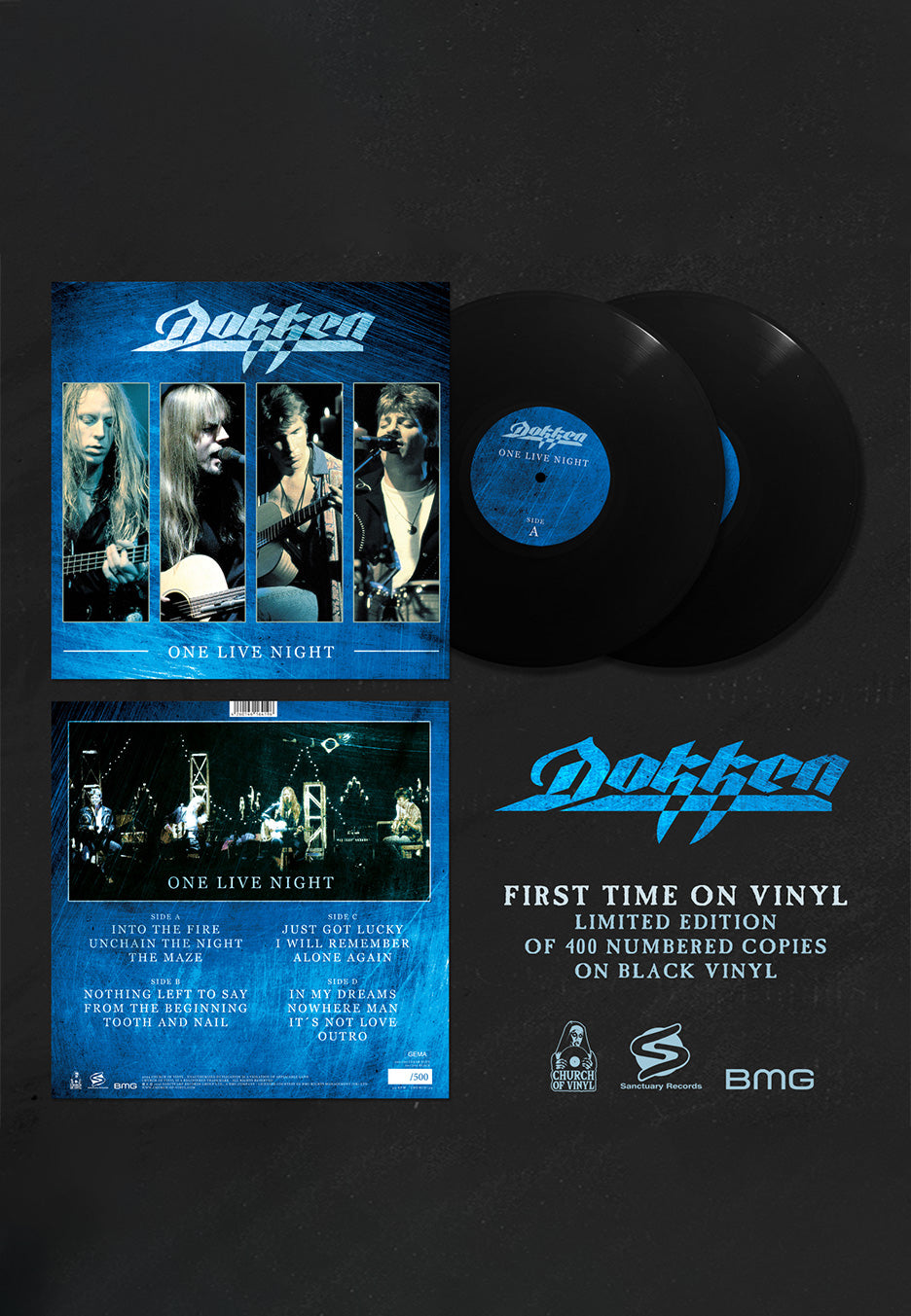 Dokken - One Live Night Ltd. 2 VInyl | Neutral-Image