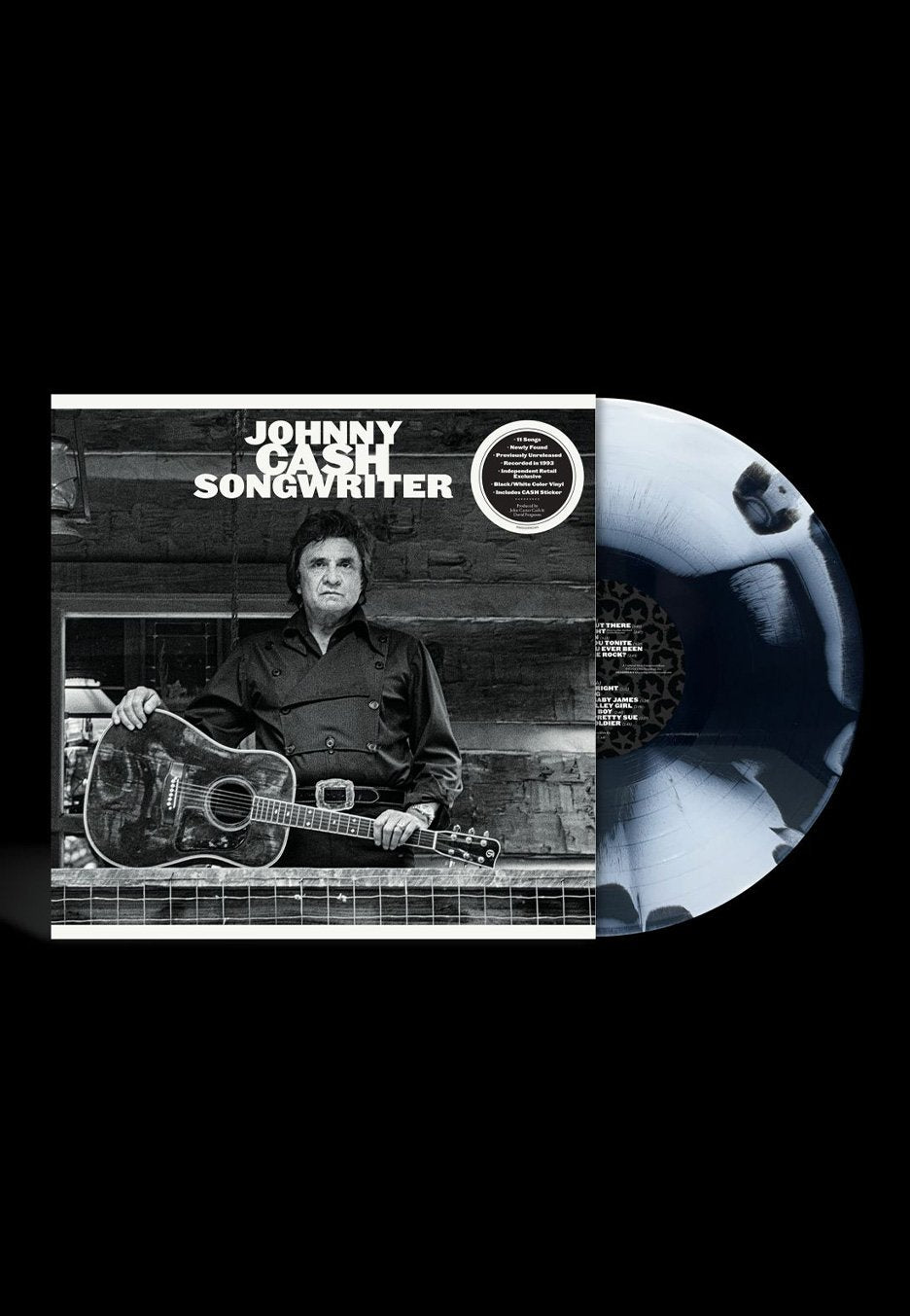 Johnny Cash - Songwriter Ltd. Black/White - Colored Vinyl