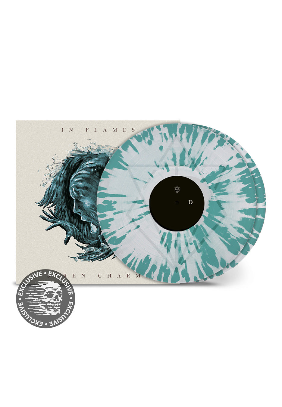 In Flames - Siren Charms (10th Anniversary) Ltd. Crystal Clear/Turquoise  - Splatter 2 Vinyl