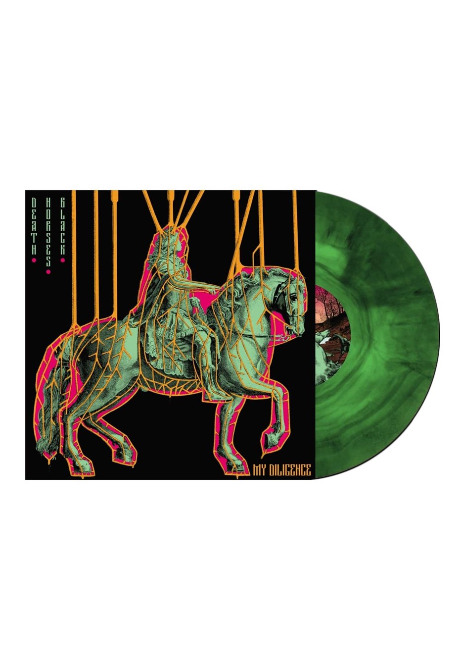 My Diligence - Death.Horses.Black Ltd. Green - Marbled Vinyl
