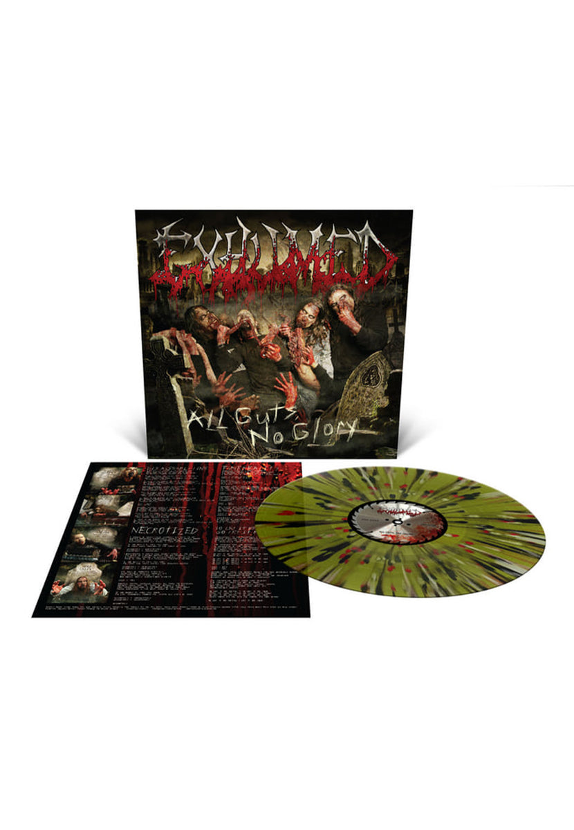 Exhumed - All Guts, No Glory Ltd. Swamp Green - Splatter