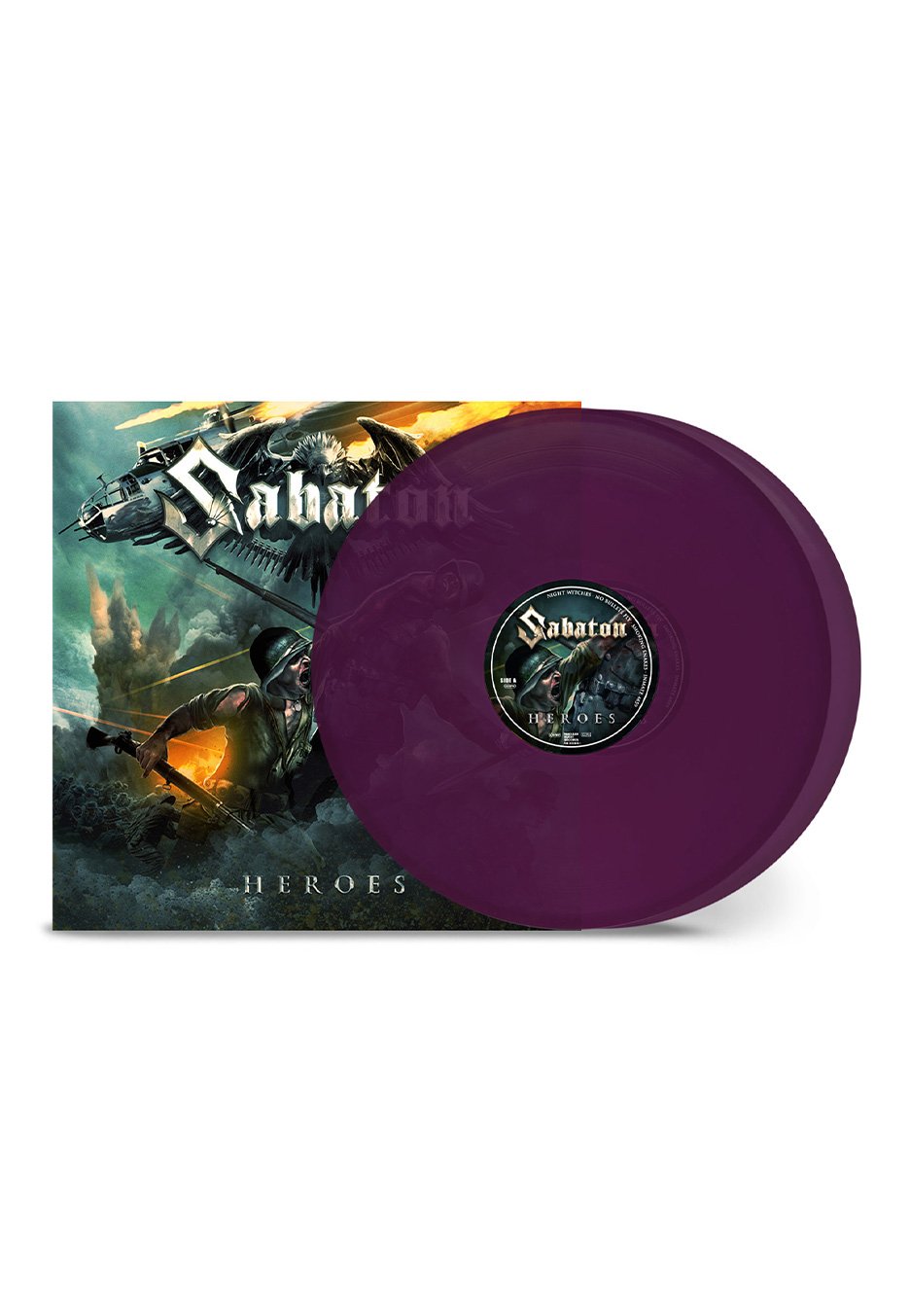 Sabaton - Heroes (10th Anniversary) Ltd. Transparent Violet - Colored 2 Vinyl