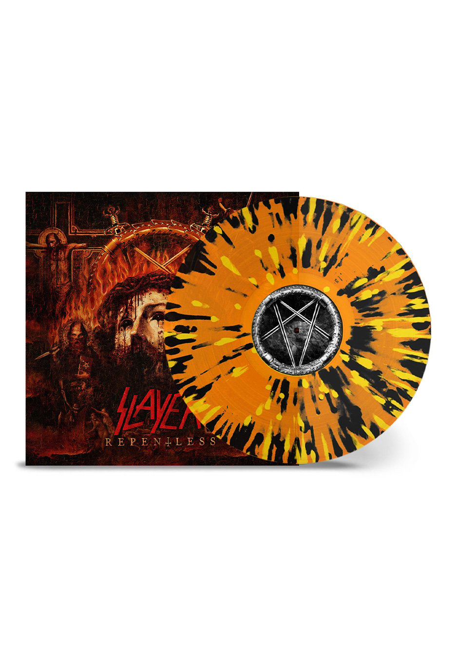 Slayer  - Repentless Ltd. Transparent Orange/Yellow/Black - Splatter Vinyl