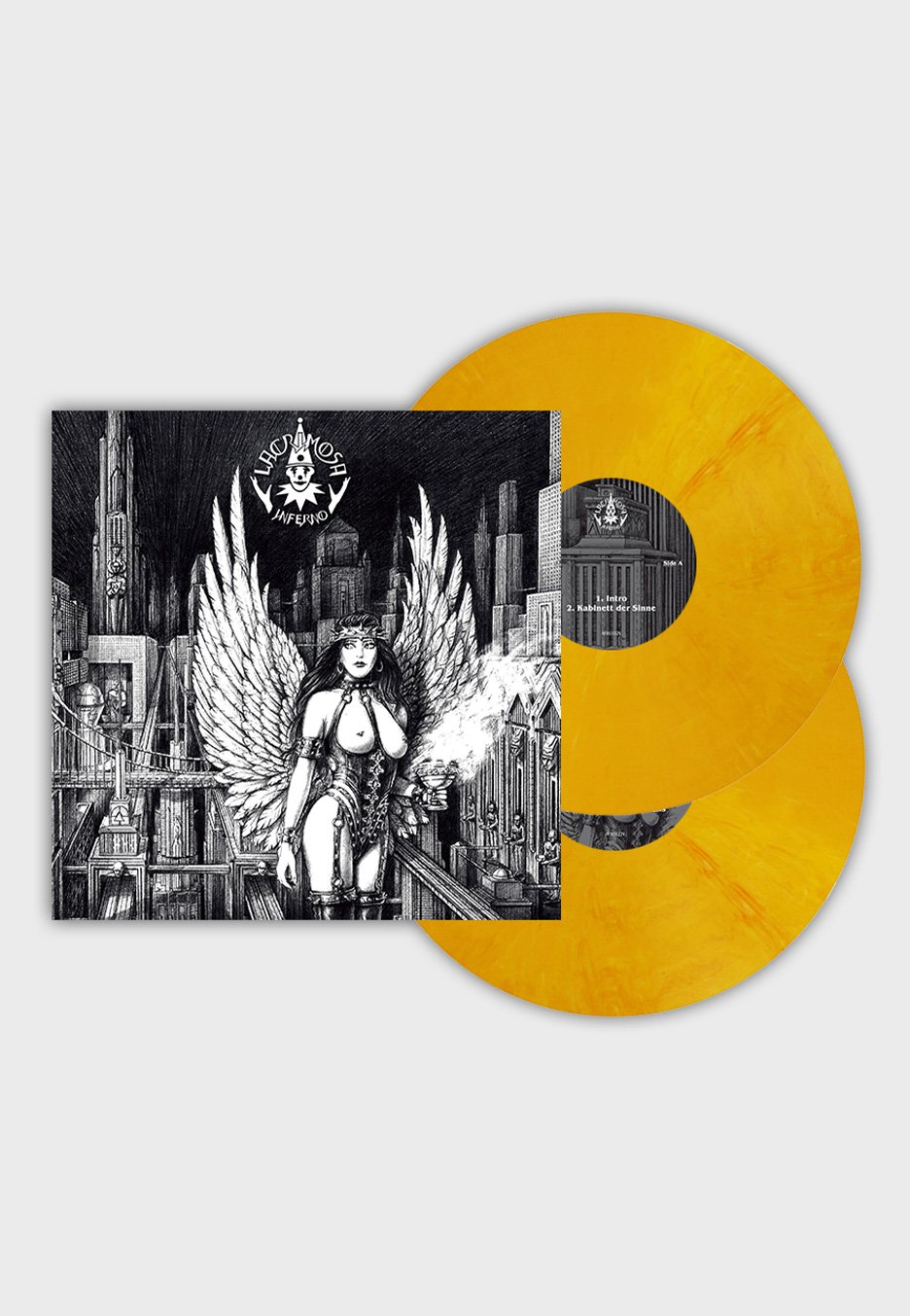Lacrimosa - Inferno Ltd. Yellow/White/Orange/Red - Marbled 2 Vinyl