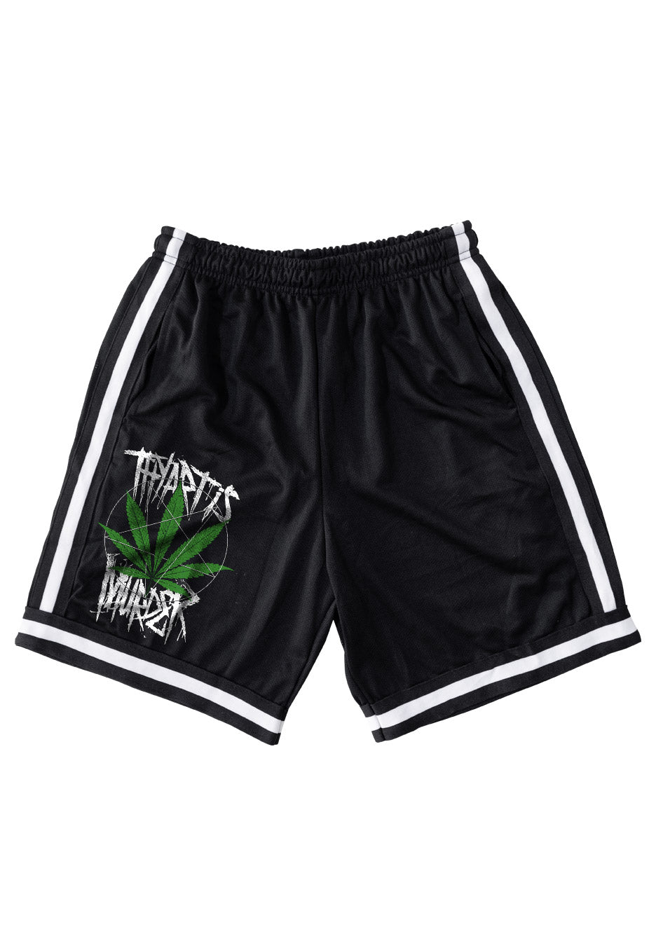 Thy Art Is Murder - Weed Logo Striped - Shorts