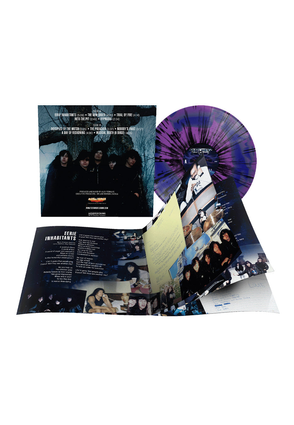 Testament - The New Order Ltd. Blue/Purple/Black - Splatter Vinyl | Neutral-Image