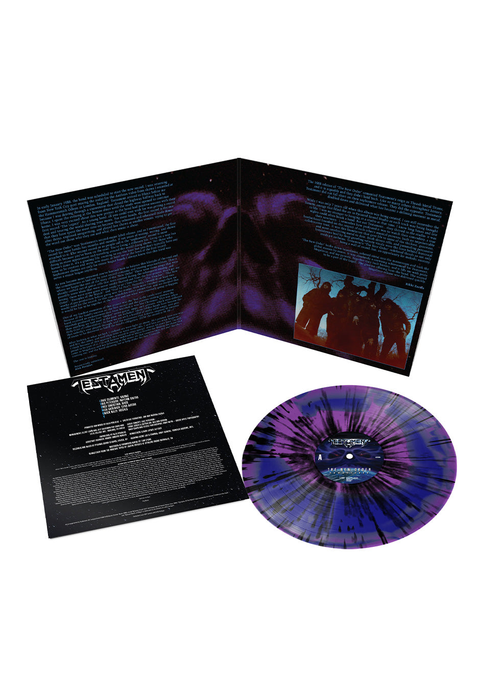 Testament - The New Order Ltd. Blue/Purple/Black - Splatter Vinyl | Neutral-Image