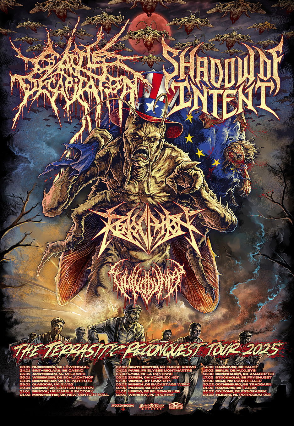Cattle Decapitation + Shadow Of Intent - 21.02.2025 Hamburg - Ticket | Neutral-Image