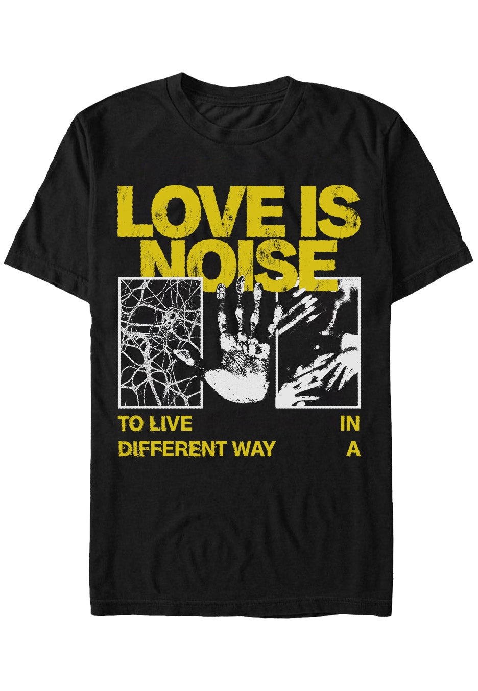 Love Is Noise - Hand - T-Shirt | Neutral-Image