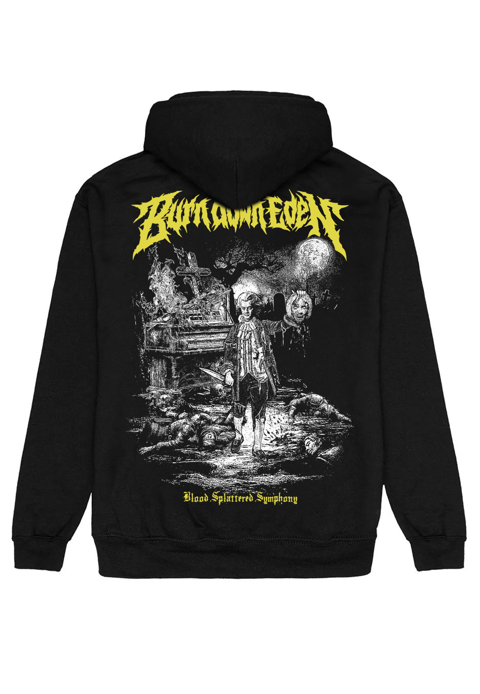 Burn Down Eden - Blood Splattered Symphony - Hoodie | Neutral-Image