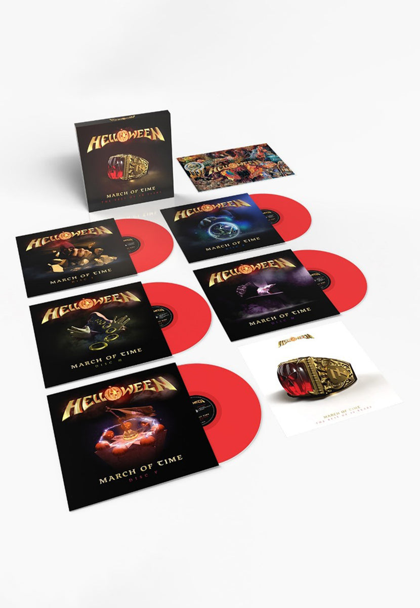 Helloween - March Of Time (The Best Of 40 Years) - Colored 5 Vinyl Box