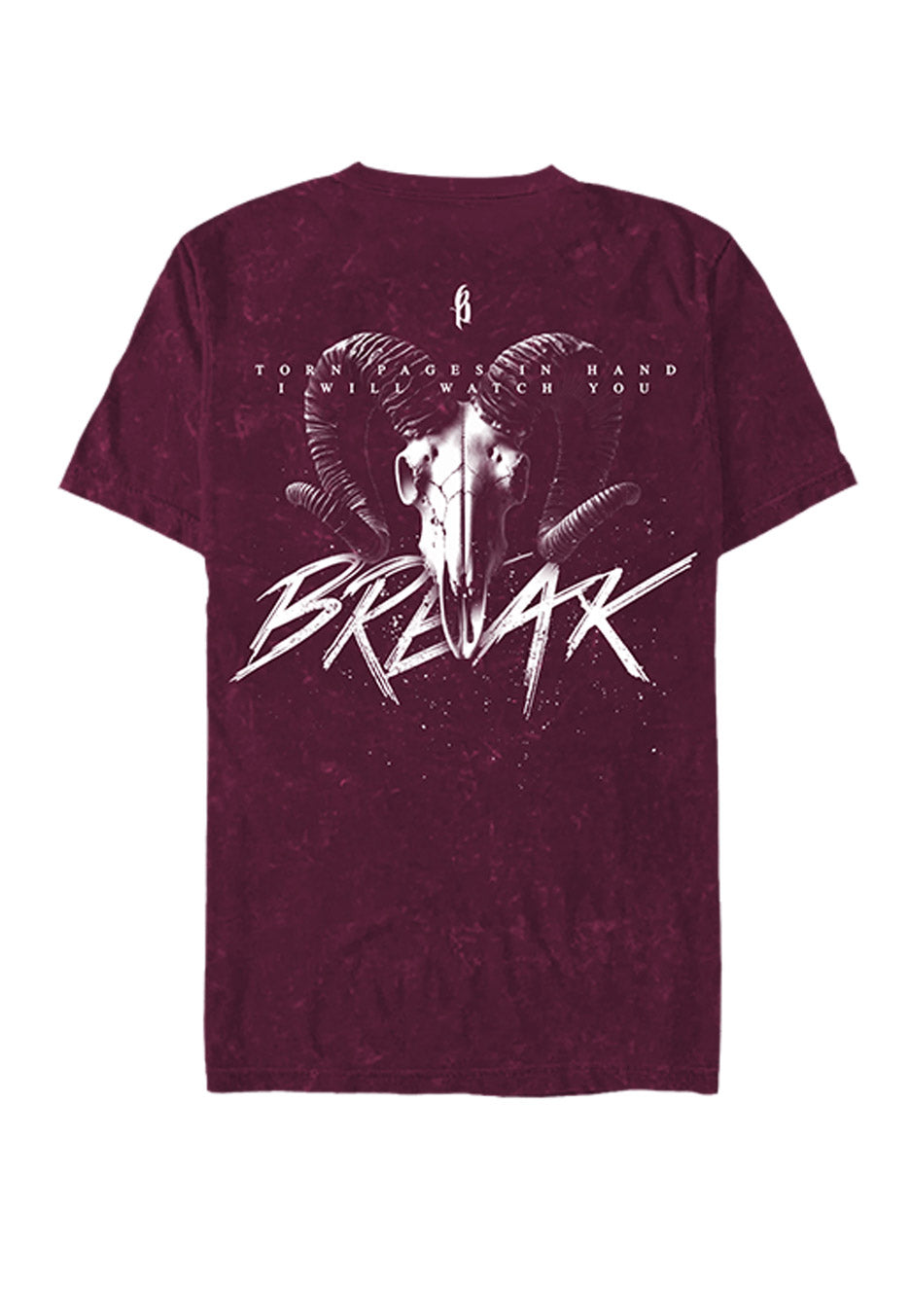 Breakdown Of Sanity - Aries Berry Black Acid Washed - T-Shirt | Neutral-Image