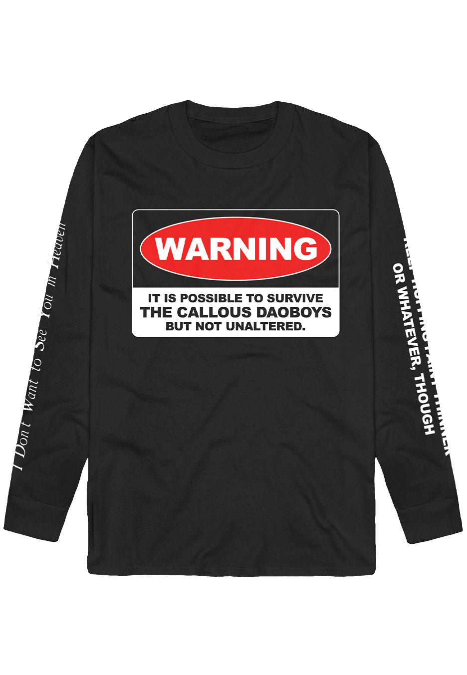 The Callous Daoboys - Unaltered - Longsleeve | Neutral-Image