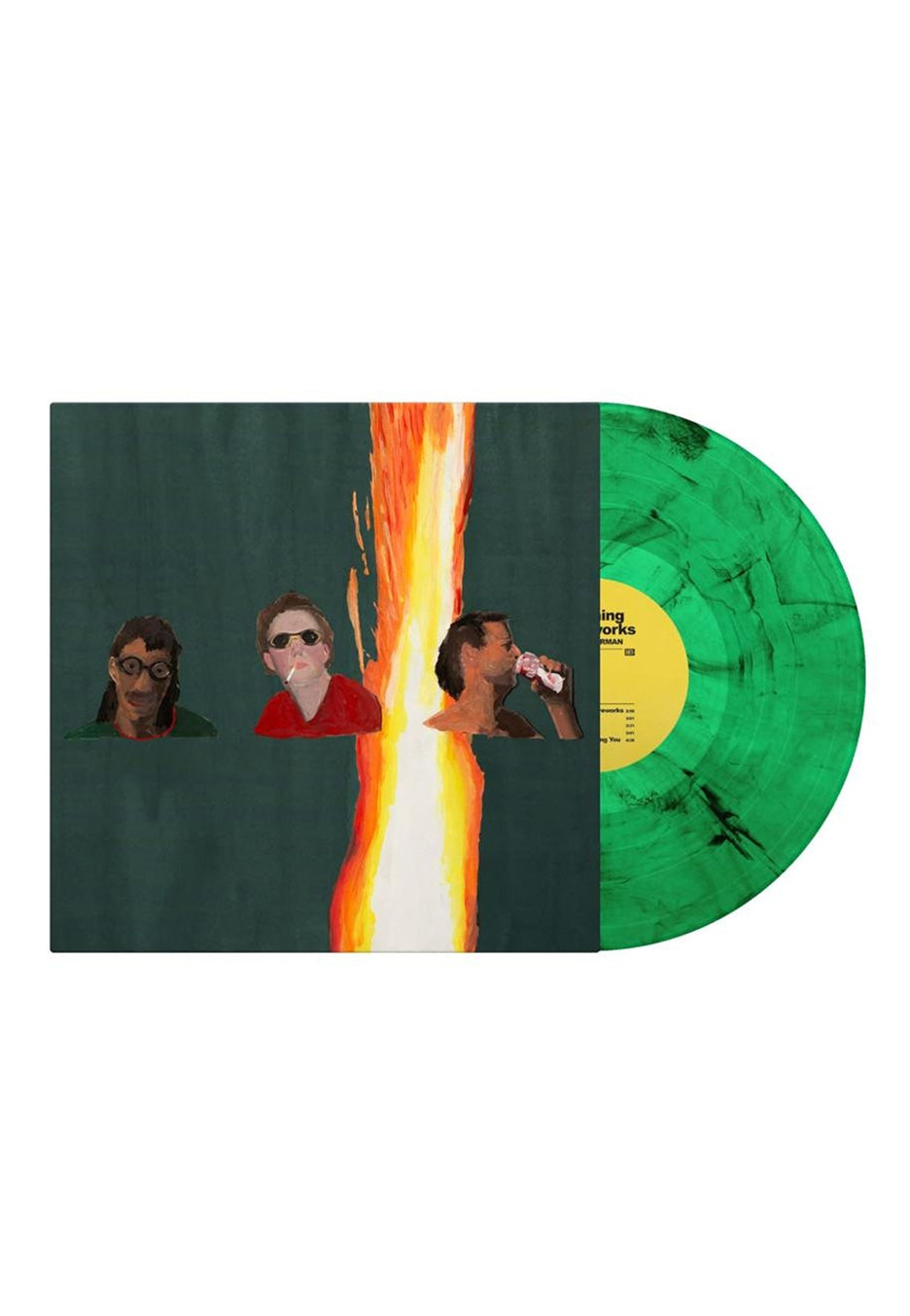 MJ Lenderman - Manning Fireworks Ltd. Green/Black - Marbled Vinyl | Neutral-Image