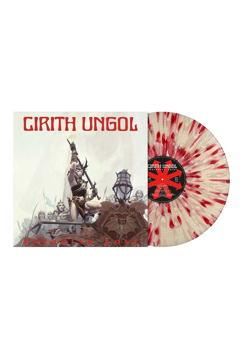 Cirith Ungol - Paradise Lost Ltd. Clear w/ Red/White - Splattered Vinyl | Neutral-Image