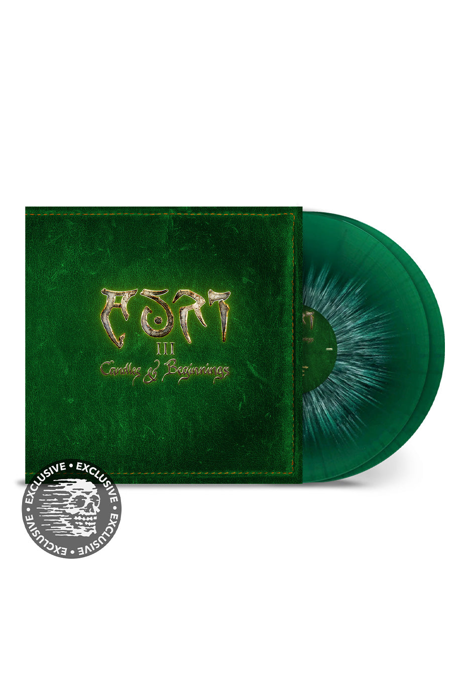 Auri - III - Candles & Beginnings Ltd. Green/White/Dark Green - Splattered 2 Vinyl | Neutral-Image