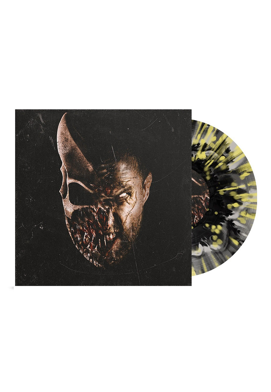 Slaughter To Prevail - Grizzly Ltd. Black Cloudy w/ Light Yellow Indie Exclusive - Splattered Vinyl | Neutral-Image