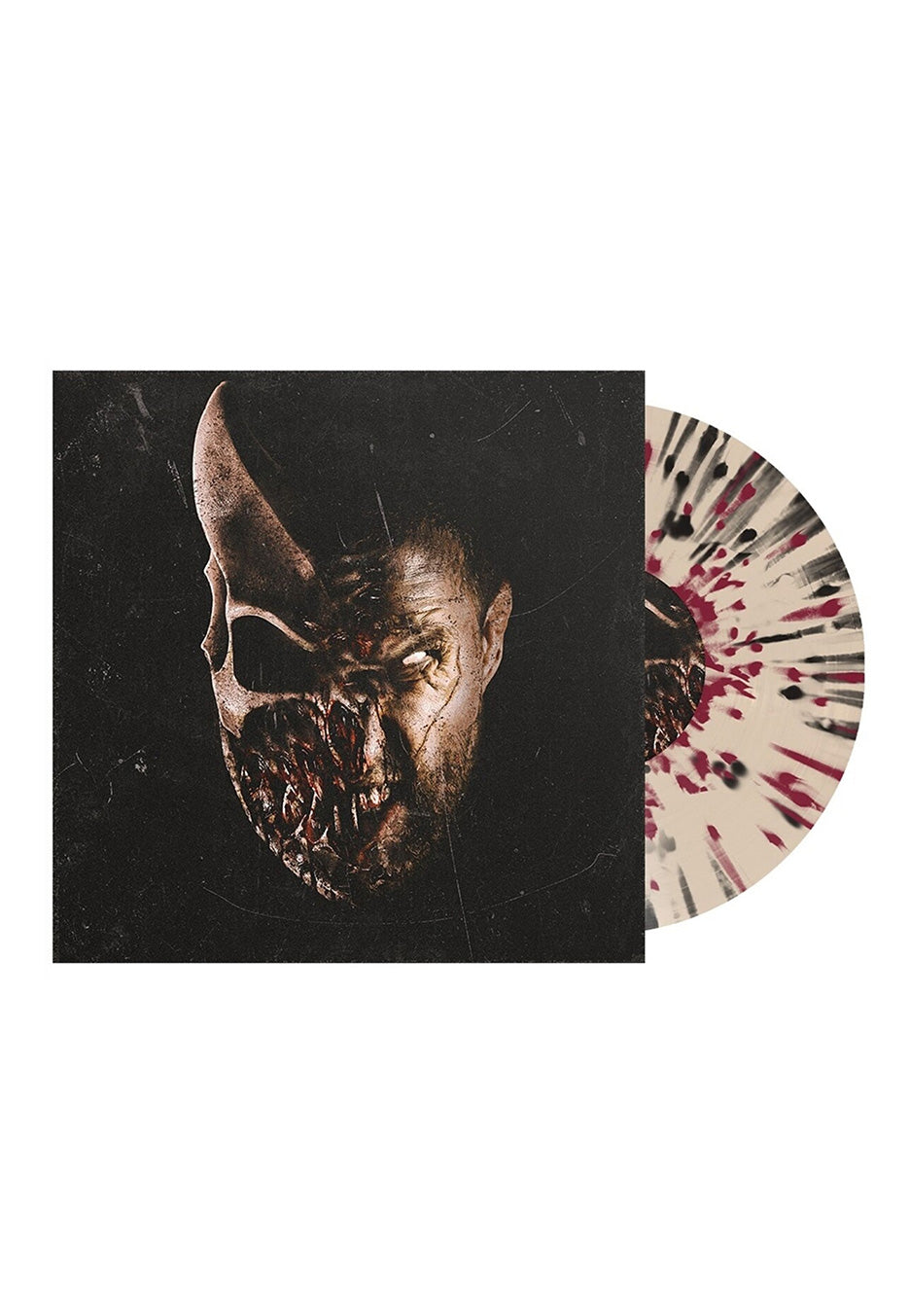 Slaughter To Prevail - Grizzly Ltd. Bone w/ Black/Burgundy - Splattered Vinyl | Neutral-Image