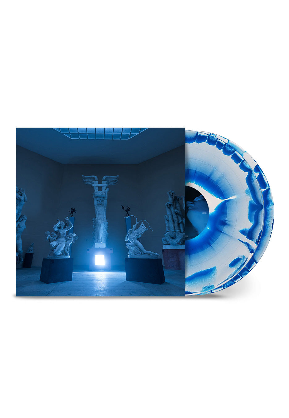 Perturbator - Age Of Aquarius Ltd. White/ Sky Blue Inkspot - Colored 2 Vinyl | Neutral-Image