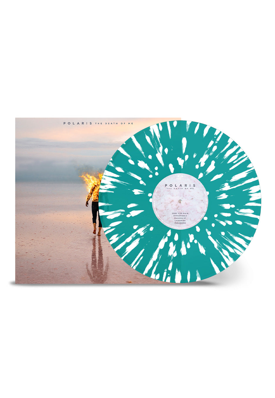 Polaris - The Death Of Me Ltd. Trans. Turquoise/ White - Splattered Vinyl | Neutral-Image