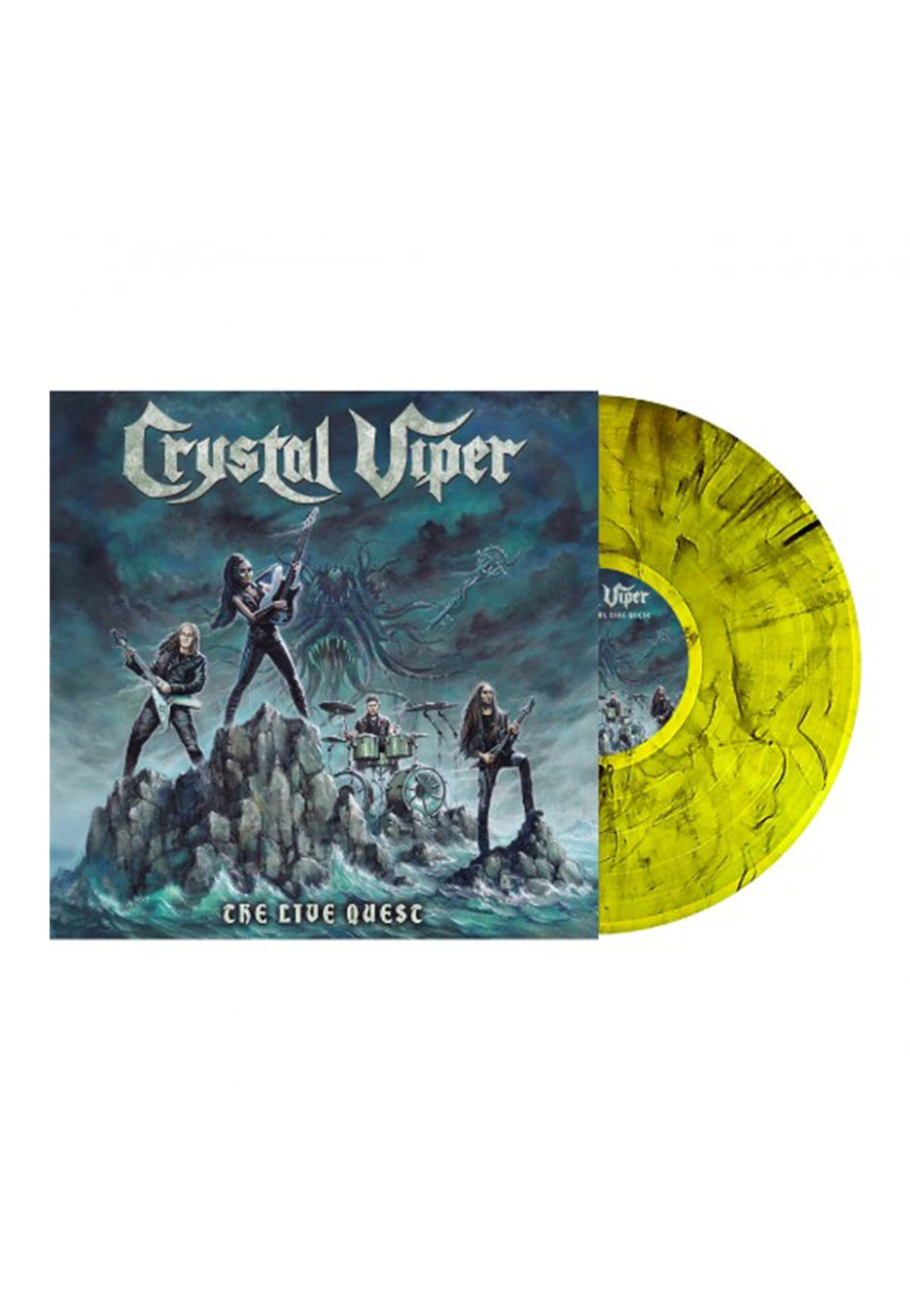 Crystal Viper - The Live Quest Yellow - Marbled Vinyl | Neutral-Image